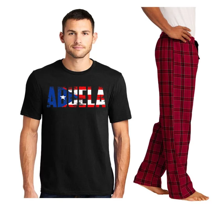 Abuela Puerto Rico Flag Pride Mothers Day Puerto Rican Women Pajama Set