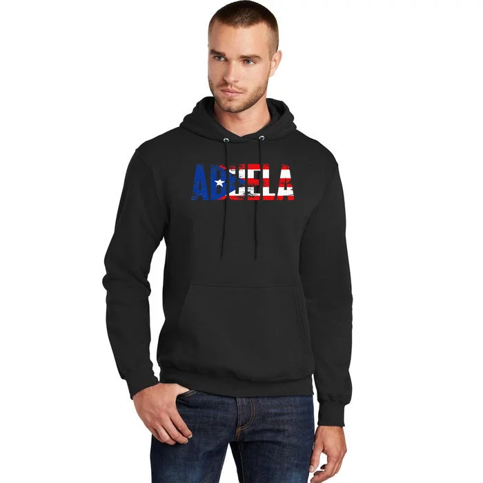 Abuela Puerto Rico Flag Pride Mothers Day Puerto Rican Women Tall Hoodie