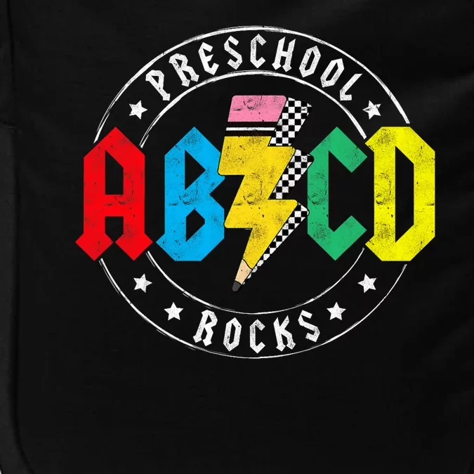 Abcd Preschool Rocks 1st Day Prek Teacher Back To School Impact Tech Backpack