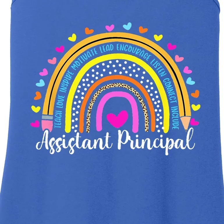 Assistant Principal Rainbow Ill Be There For You School Ladies Essential Tank