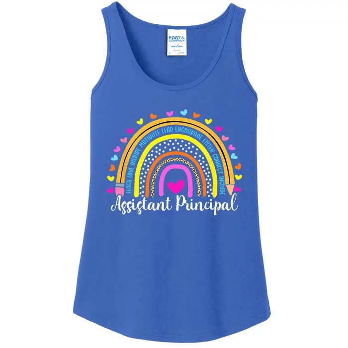 Assistant Principal Rainbow Ill Be There For You School Ladies Essential Tank