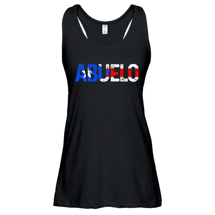 Abuelo Puerto Rico Flag Puerto Rican Pride Father's Day Gift Ladies Essential Flowy Tank