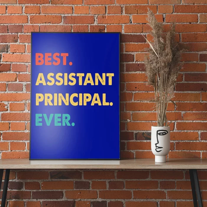 Assistant Principal Retro Best Assistant Principal Ever Gift Poster