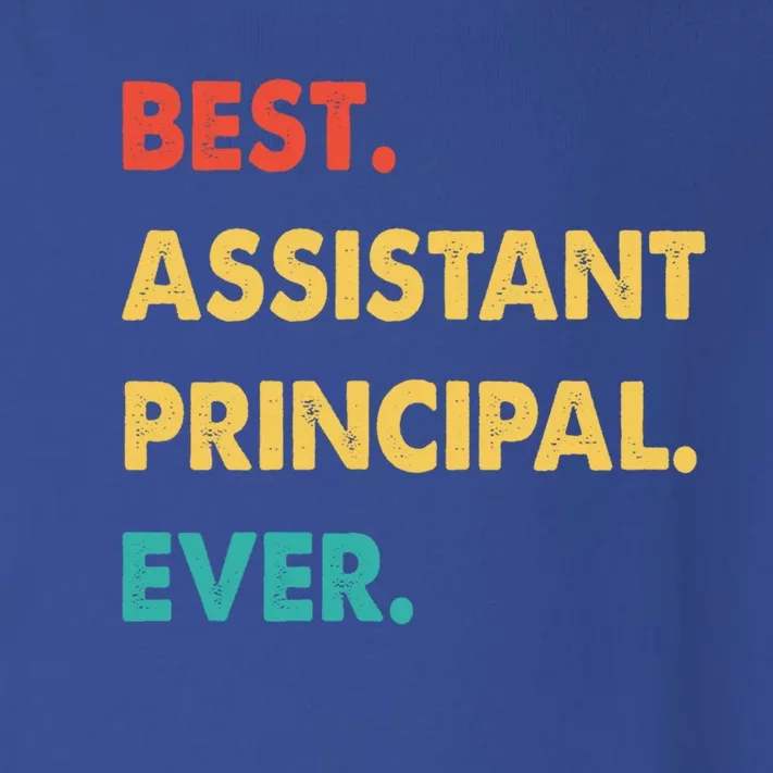 Assistant Principal Retro Best Assistant Principal Ever Gift Toddler Long Sleeve Shirt