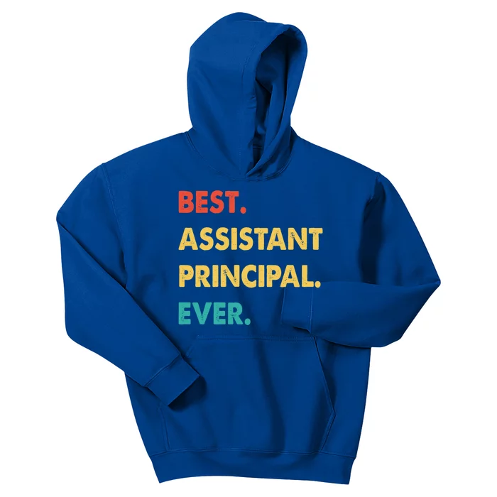 Assistant Principal Retro Best Assistant Principal Ever Gift Kids Hoodie