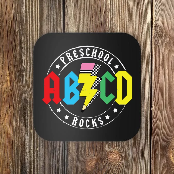 Abcd Preschool Rocks 1st Day Prek Teacher Back To School Coaster