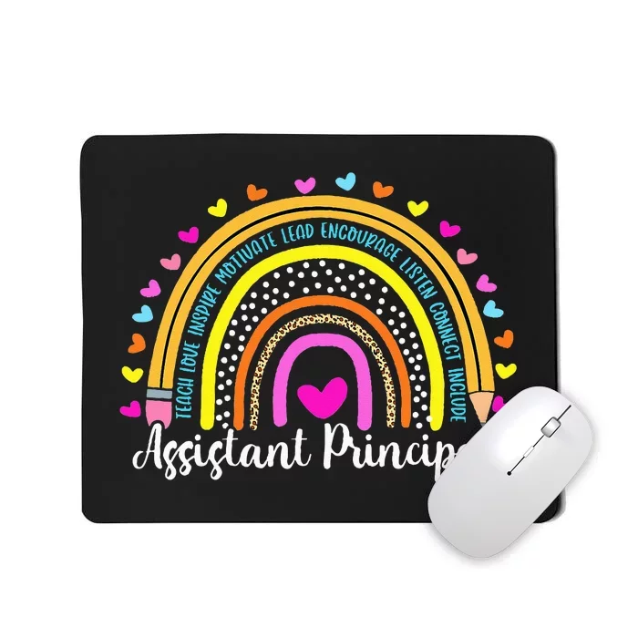 Assistant Principal Rainbow Ill Be There For You School Mousepad