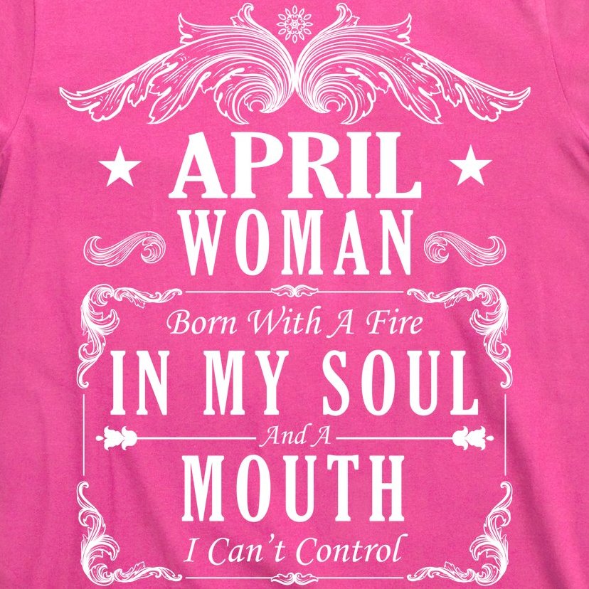 April Woman Funny Birthday T Shirt Teeshirtpalace 4889