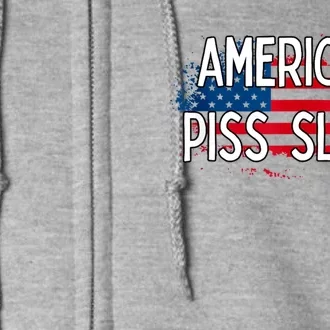 American Piss Slave Sexy Usa Flag Full Zip Hoodie