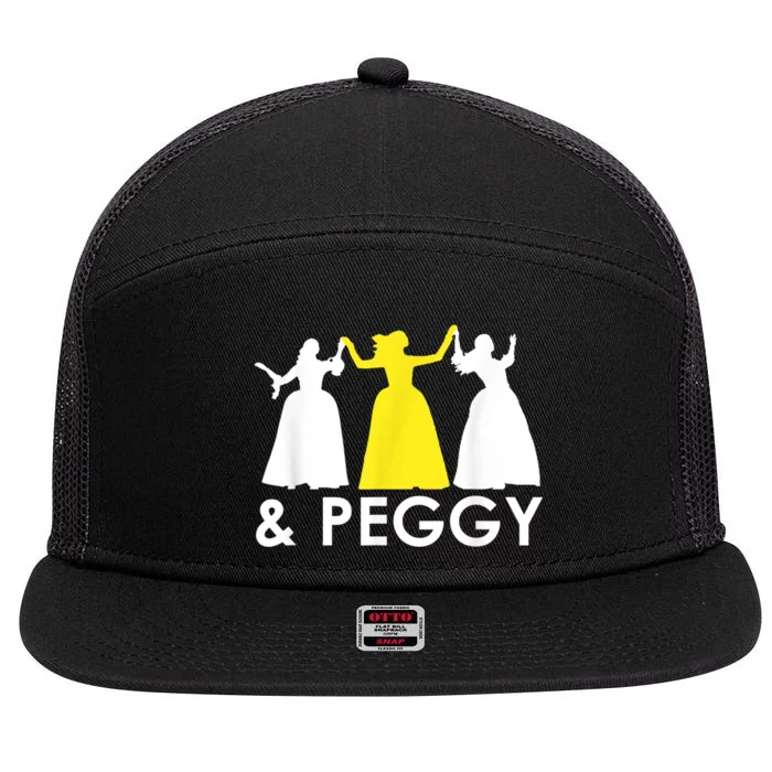 And Peggy Schuyler Sisters 7 Panel Mesh Trucker Snapback Hat