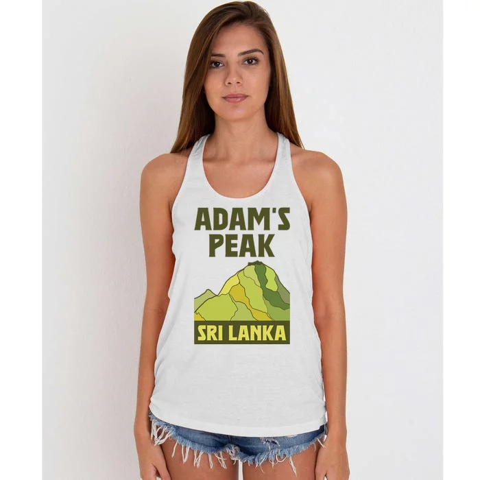 AdamS Peak Sri Lanka Women's Knotted Racerback Tank