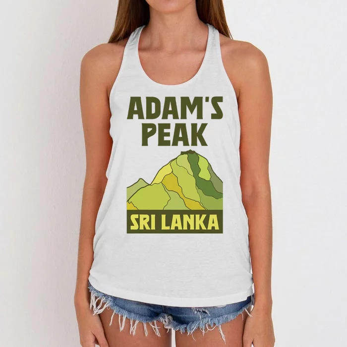 AdamS Peak Sri Lanka Women's Knotted Racerback Tank