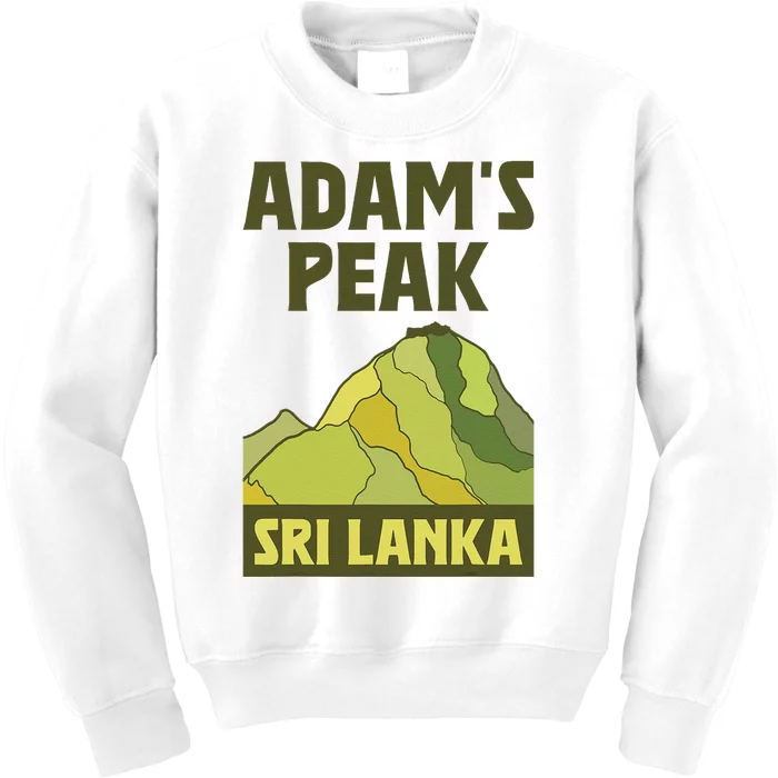 AdamS Peak Sri Lanka Kids Sweatshirt