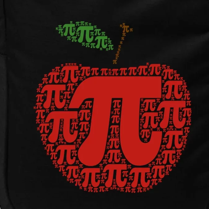 Apple Pi Symbol Pi Day 3/14 Teacher Math Nerd Geek Word Art Meaningful Gift Impact Tech Backpack