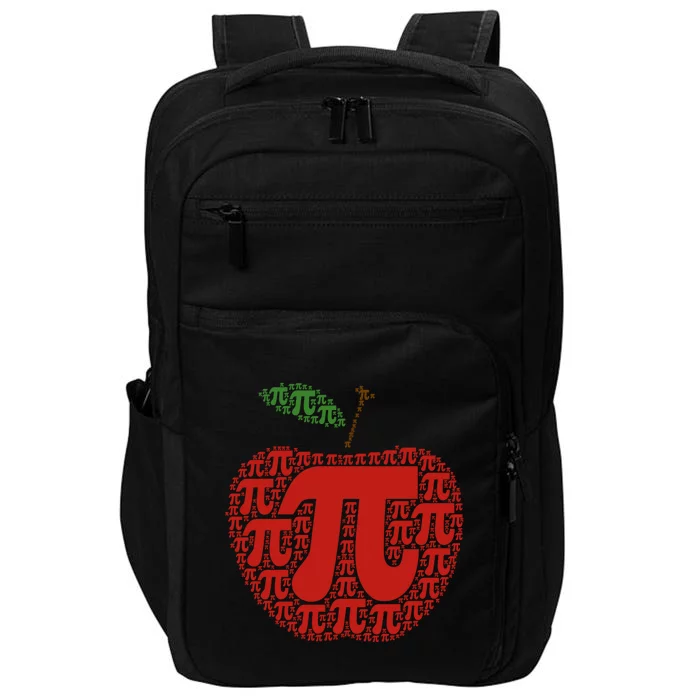 Apple Pi Symbol Pi Day 3/14 Teacher Math Nerd Geek Word Art Meaningful Gift Impact Tech Backpack