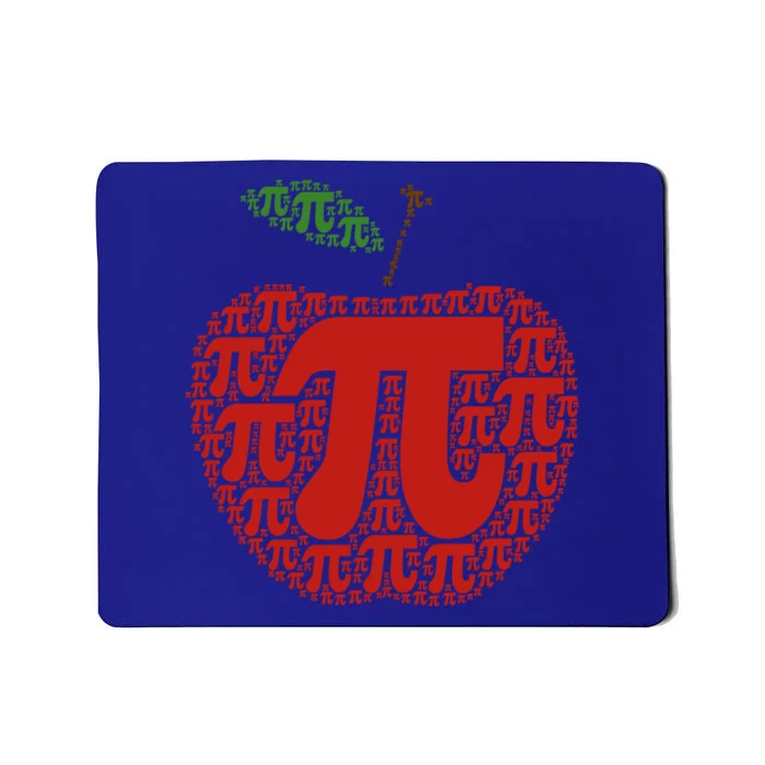 Apple Pi Symbol Pi Day 3/14 Teacher Math Nerd Geek Word Art Meaningful Gift Mousepad