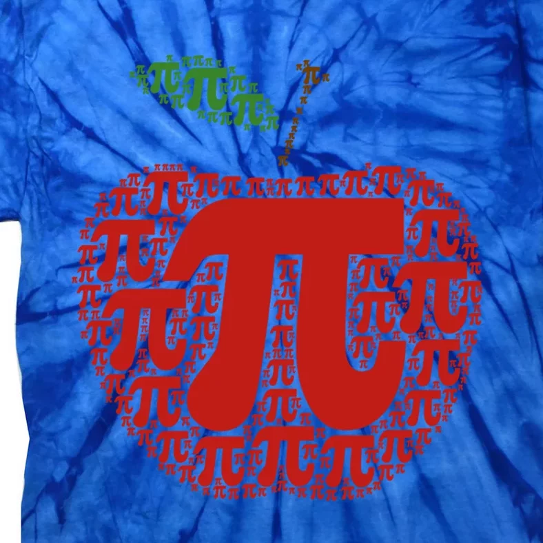 Apple Pi Symbol Pi Day 3/14 Teacher Math Nerd Geek Word Art Meaningful Gift Tie-Dye T-Shirt