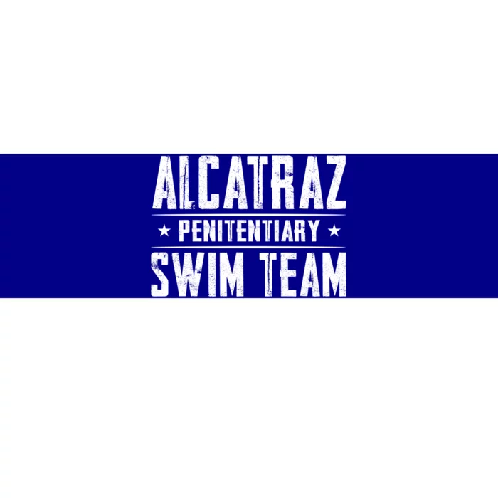 Alcatraz Penitentiary Swim Team Gift Bumper Sticker