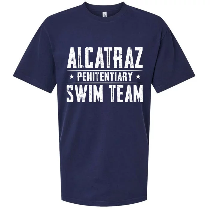 Alcatraz Penitentiary Swim Team Gift Sueded Cloud Jersey T-Shirt