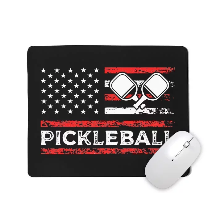 American Paddle Sports Flag Athletic Player Pickleball Mousepad