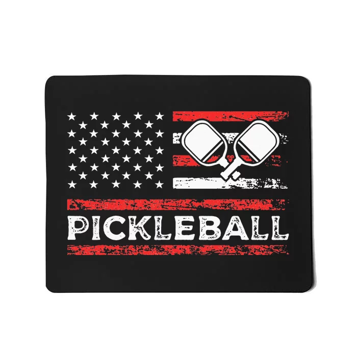 American Paddle Sports Flag Athletic Player Pickleball Mousepad