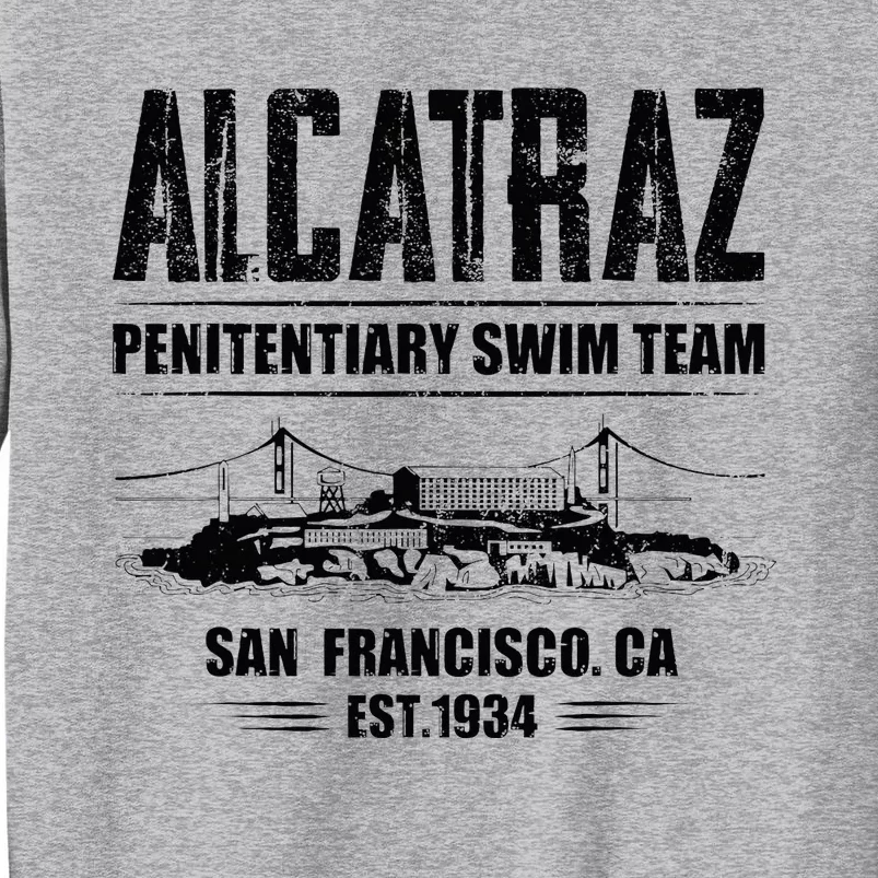 Alcatraz Penitentiary Swim Team Tall Sweatshirt