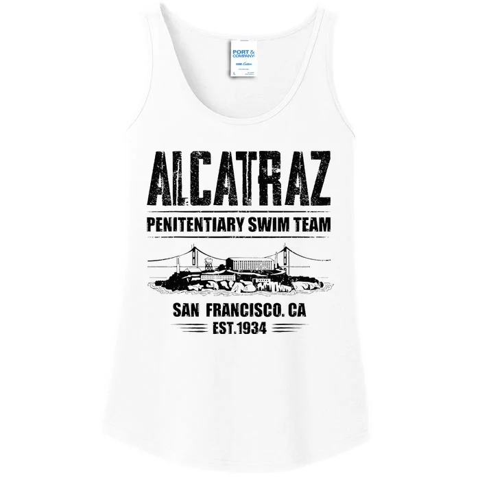 Alcatraz Penitentiary Swim Team Ladies Essential Tank