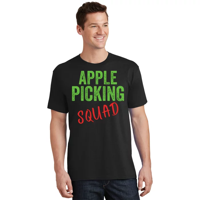 Apple Picking Squad Fall Family Outfit Autumn Fall Apple Picking Apple Lover T-Shirt