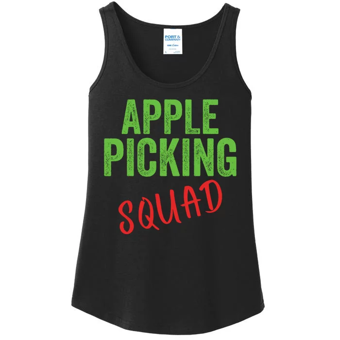 Apple Picking Squad Fall Family Outfit Autumn Fall Apple Picking Apple Lover Ladies Essential Tank