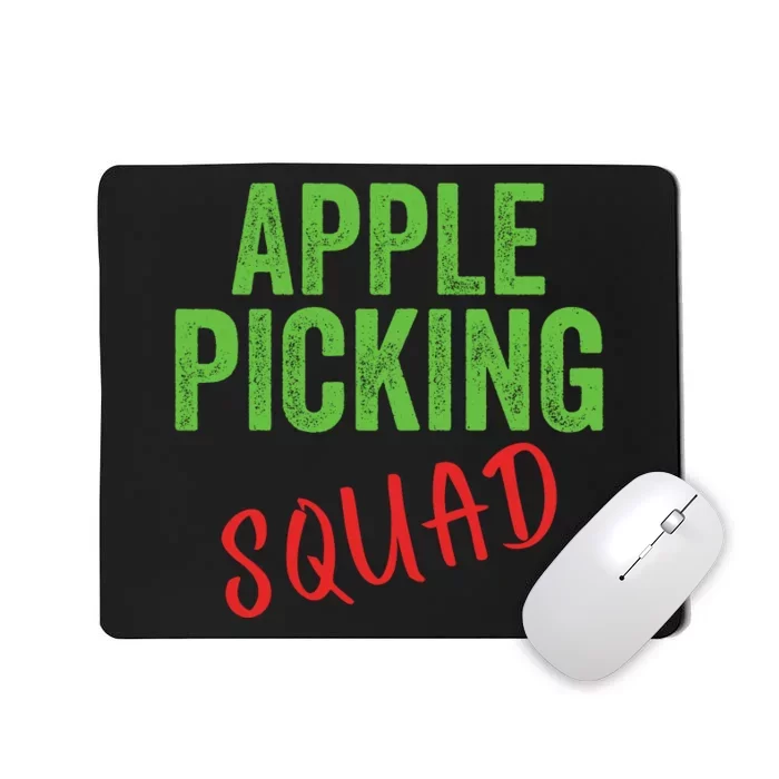 Apple Picking Squad Fall Family Outfit Autumn Fall Apple Picking Apple Lover Mousepad