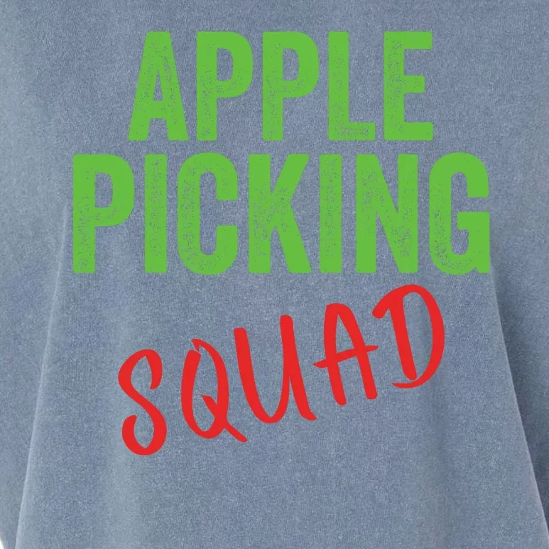 Apple Picking Squad Fall Family Outfit Autumn Fall Apple Picking Apple Lover Garment-Dyed Women's Muscle Tee