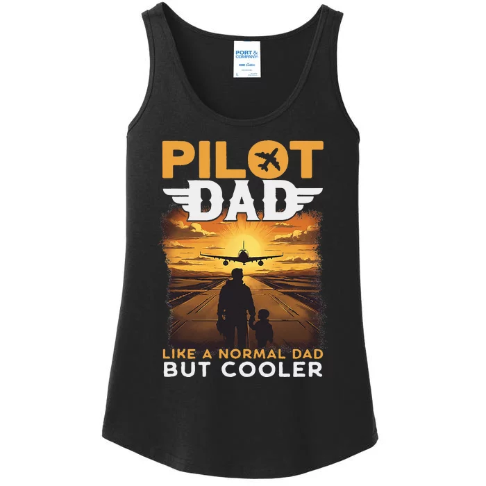 Airplane Pilot S Funny Saying Pilot Dad Ladies Essential Tank