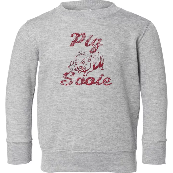 Arkansas (Pig Sooie) Toddler Sweatshirt