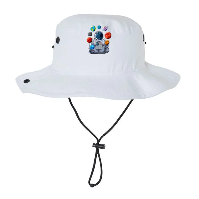 Astronaut Planets Space Moon Galaxy Stars Spaceship Cute Gift Legacy Cool Fit Booney Bucket Hat