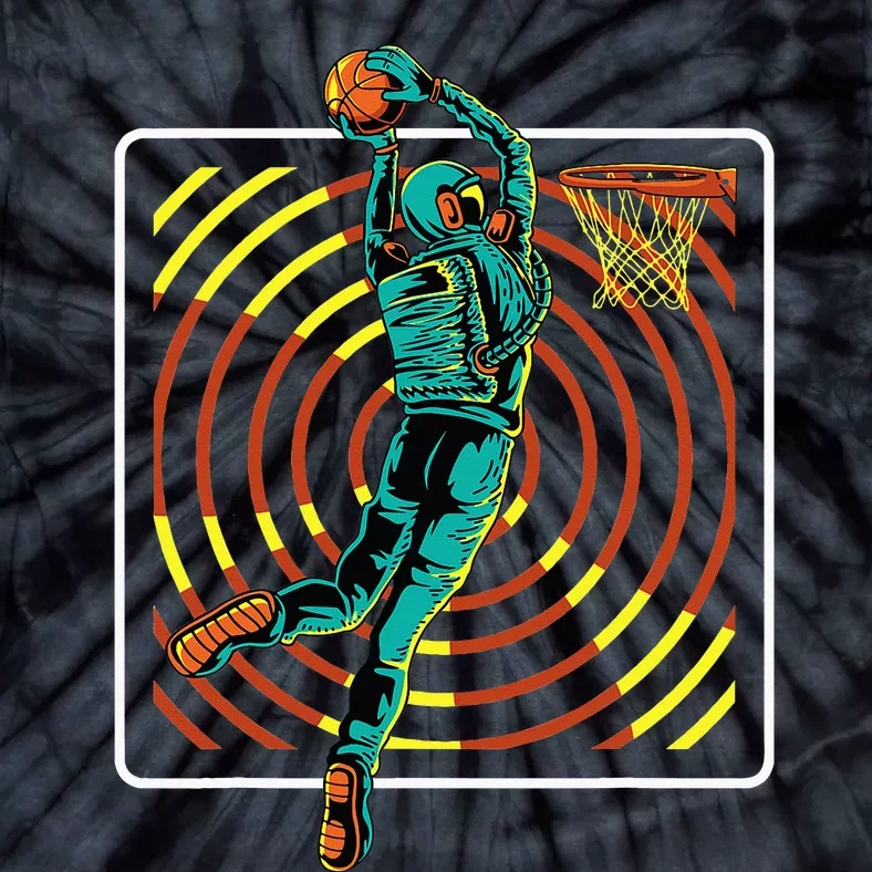 Astronaut Playing Shot Creator Tie-Dye T-Shirt