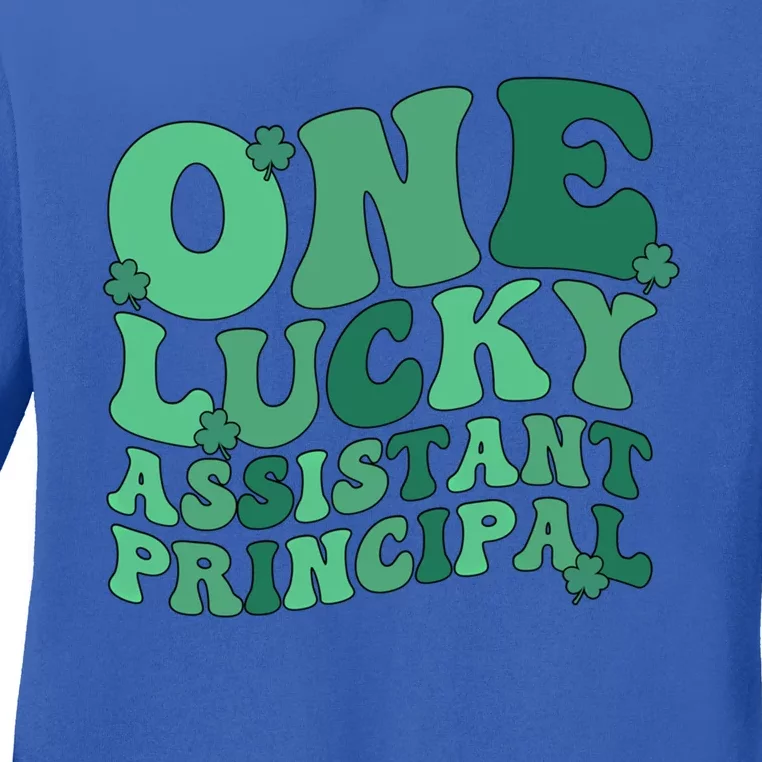 Assistant Principal St Patrick's Day Assistant Principals Funny Gift Ladies Long Sleeve Shirt