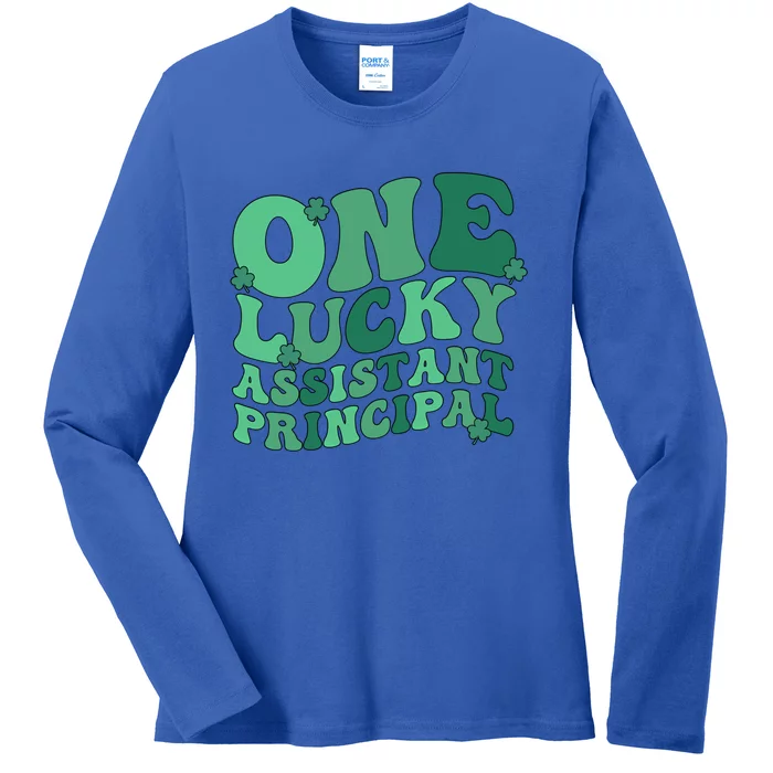 Assistant Principal St Patrick's Day Assistant Principals Funny Gift Ladies Long Sleeve Shirt