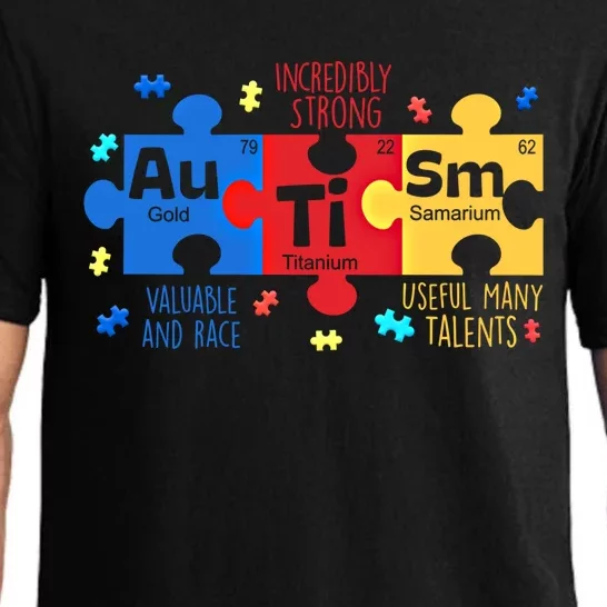 Autism Periodic Table Elets Autism Awareness Meaningful Gift Pajama Set