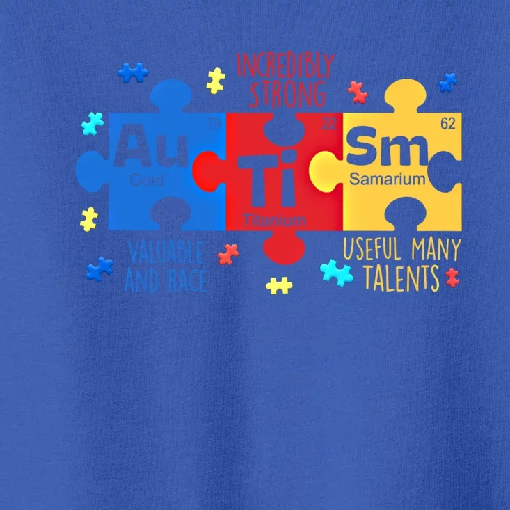 Autism Periodic Table Elets Autism Awareness Meaningful Gift Toddler T-Shirt