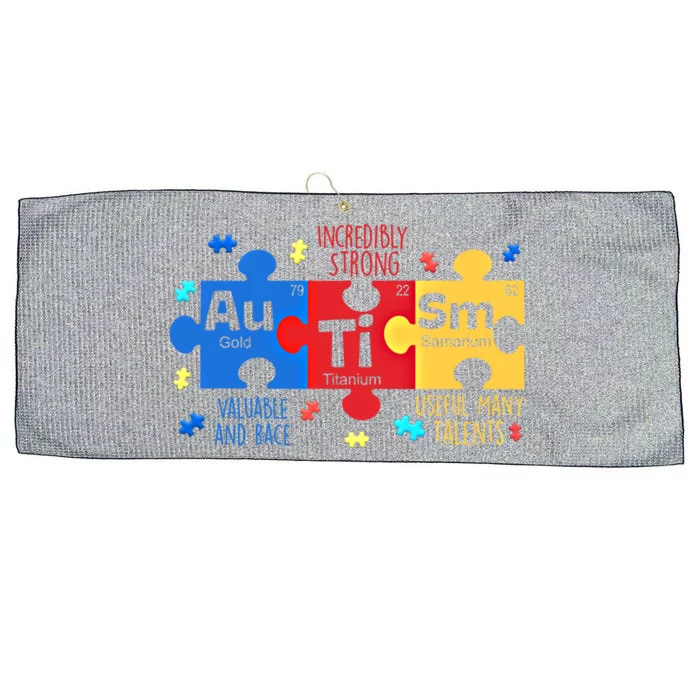 Autism Periodic Table Elets Autism Awareness Meaningful Gift Large Microfiber Waffle Golf Towel