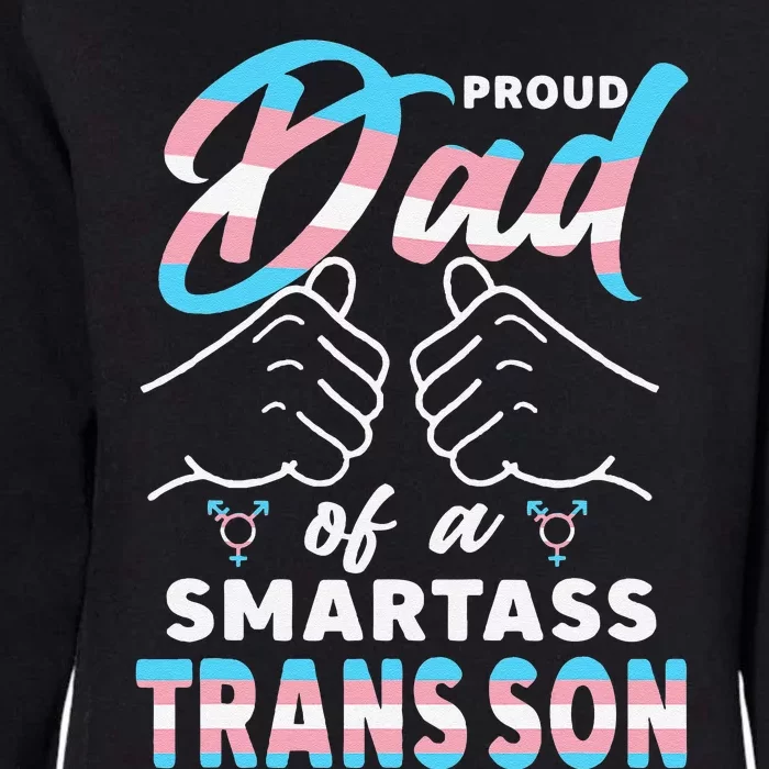 Awesome Proud Transg Dad Pride Lgbt Awareness Fathers Day Womens California Wash Sweatshirt