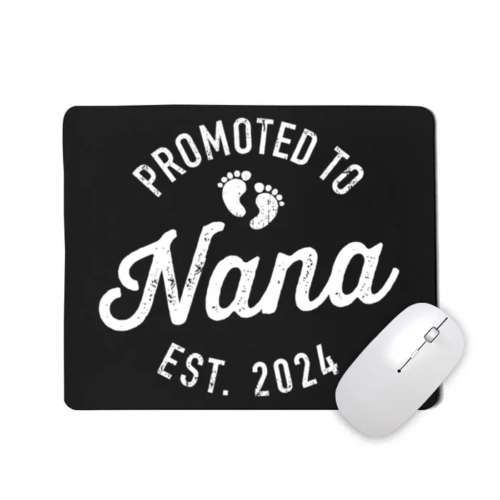 A Promoted To Nana Est. Promoted To Grandma 2024 Again Grandma Pregnancy Est 2024 Mousepad