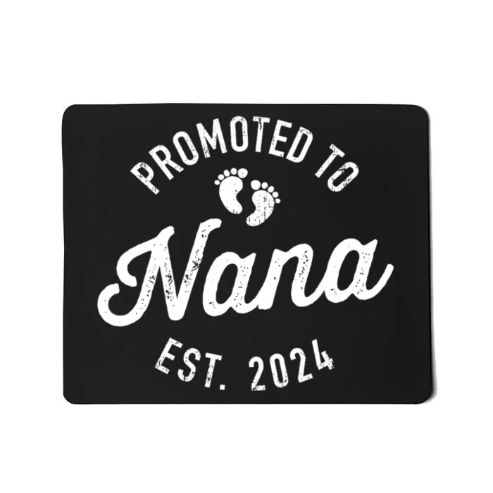 A Promoted To Nana Est. Promoted To Grandma 2024 Again Grandma Pregnancy Est 2024 Mousepad