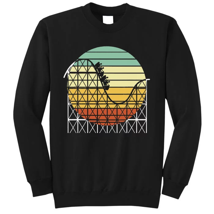 Amusement Park Theme Park Vintage Roller Coaster Sweatshirt