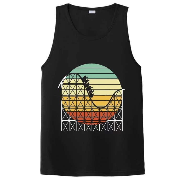 Amusement Park Theme Park Vintage Roller Coaster Performance Tank