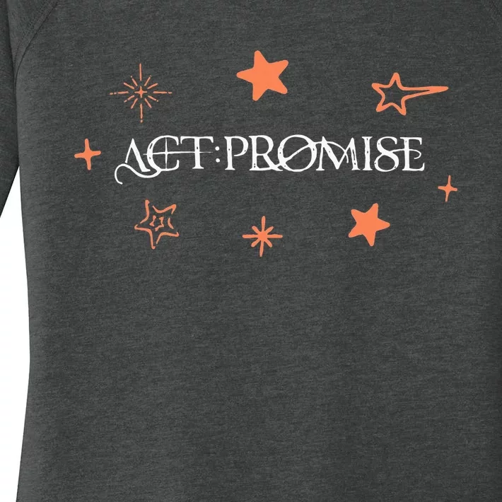 Act Promise Tomorrow X Together Women's Perfect Tri Tunic Long Sleeve Shirt