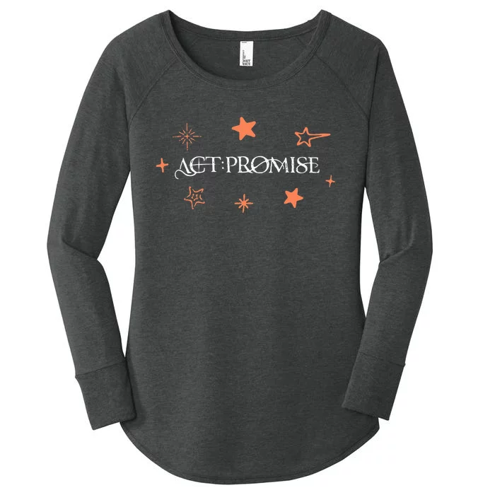 Act Promise Tomorrow X Together Women's Perfect Tri Tunic Long Sleeve Shirt