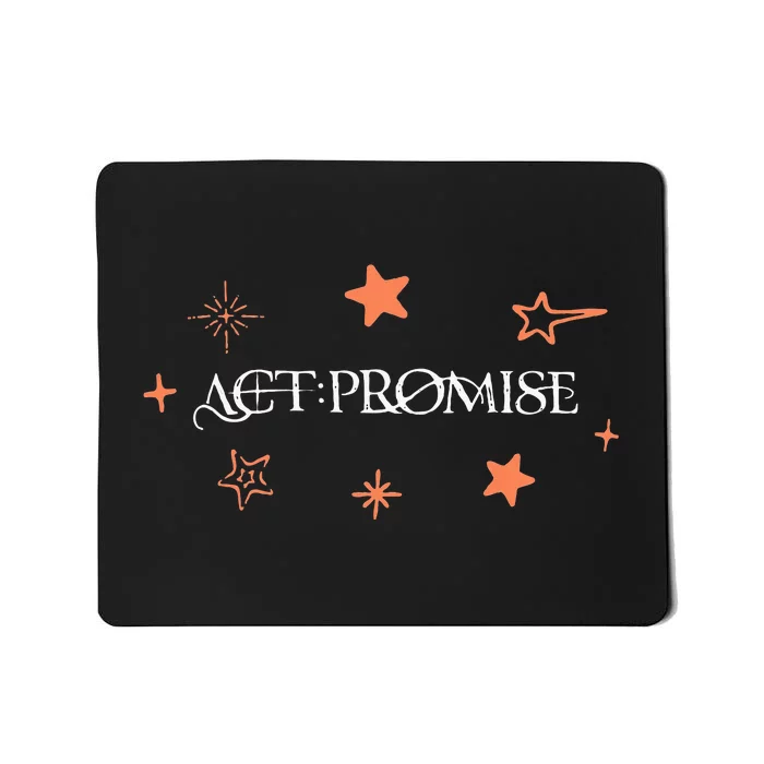 Act Promise Tomorrow X Together Mousepad