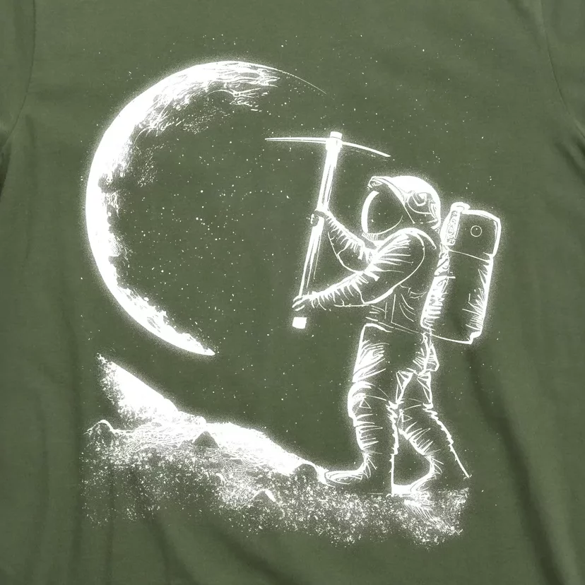 Astronaut Picking The Moon T-Shirt