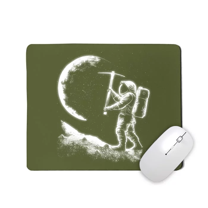 Astronaut Picking The Moon Mousepad